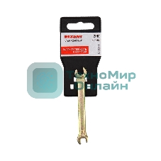 Ключ гаечный рожковый Rexant 6х7 мм, желтый цинк