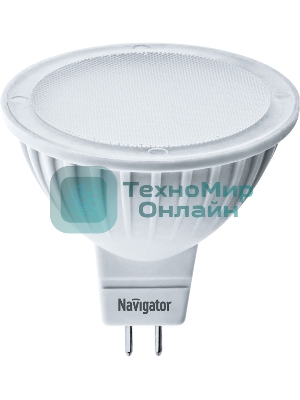 Лампа светодиодная Navigator NLL-MR16-5-230-3K-GU5.3