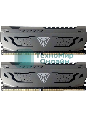 Оперативная память Patriot Viper Steel, DDR4, 32GB (2x16GB), 3600MHz, CL18, DIMM, радиатор, черный