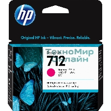 Картридж струйный HP 712 3ED68A пурпурный (29мл) для HP DJ Т230/630