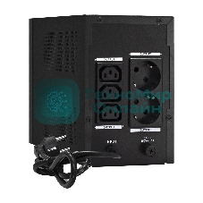 Источник бесперебойного питания ExeGate SpecialPro UNB-1200.LED.AVR.2SH.3C13 1200VA/750W, LED, AVR, 2*Schuko+3*C13, съемн.кабель, металлический корпус, черный