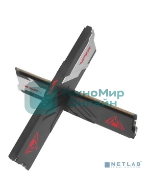 Оперативная память Patriot Viper Venom, DDR5, 64GB (2x32GB), 6400MHz, CL32, DIMM, с радиатором, черный