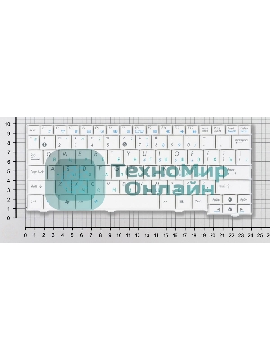 Клавиатура для ноутбука Asus Eee PC MK90H белая