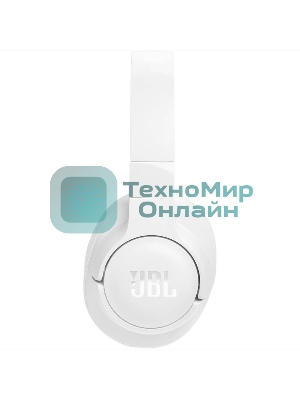 Беспроводные/проводные наушники JBL Tune 770NC белый, полноразмерные, Bluetooth + проводной, активное шумоподавление, до 70 ч