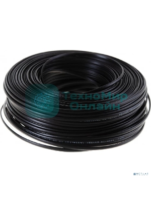 Телефонный кабель Rexant ШТЛП 4 жилы Cu, черный, 100 м