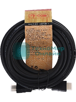 Кабель цифровой TV-COM HDMI19M to HDMI19M, V1.4+3D, 7.5m CG150S-7.5M
