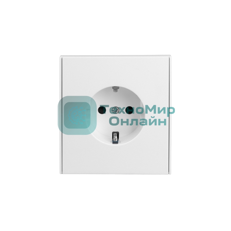 Розетка Kranz STRONG 1-ая с/з с/у, со шторками 16А жемчуг