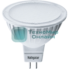Лампа светодиодная Navigator NLL-MR16-3-230-3K-GU5.3 3Вт 3000К теплый белый GU5.3 225лм 220-240В
