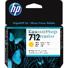 Картридж струйный HP 712 3ED69A желтый (29мл) для HP DJ Т230/630