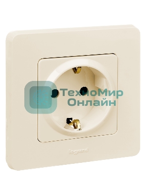 Рамка 1 пост слоновая кость Inspiria