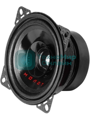 Колонки автомобильные Ural Молот АС-М100 (без решетки) 110Вт 91дБ 4Ом 10 см (4дюйм) (ком.: 2кол.) широкополосные однополосные