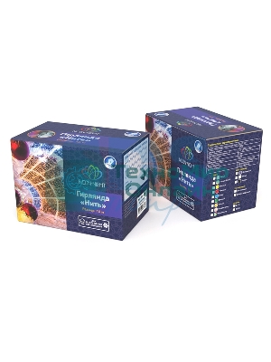 Гирлянда Neon-night Нить 10м, постоянное свечение, белый ПВХ, 230В, синий