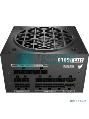 Блок питания 1STPLAYER NGDP Gold, 1000Вт, 80 PLUS Gold, 120мм, модульный, черный