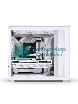 Компьютерный корпус без блока питания Case JONSBO D41 MESH, Midi-Tower, TG, no fan, 1xUSB-A 3.2 + 1xUSB-C 3.2, ATX, mATX белый