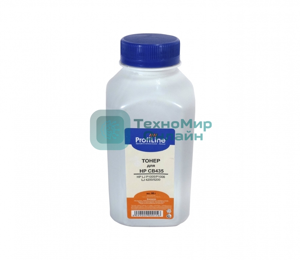 Тонер ProfiLine PL-CB435 для принтеров HP LJ P1005/P1006 LJ 4200/5200 60 гр пр-во TTI Фасовка РФ (СПБ)