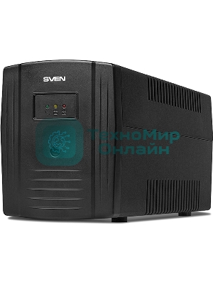 Источник бесперебойного питания SVEN Pro 1000 1000VA/720W USB, RJ-45 (3 EURO) 