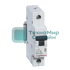 Выключатель автоматический модульный 1п C 16А 4.5кА RX3 Leg 419664