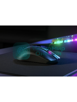 Мышь беспроводная SteelSeries Rival 3 черный, 18000 dpi, радиоканал, Bluetooth, USB, кнопки - 6