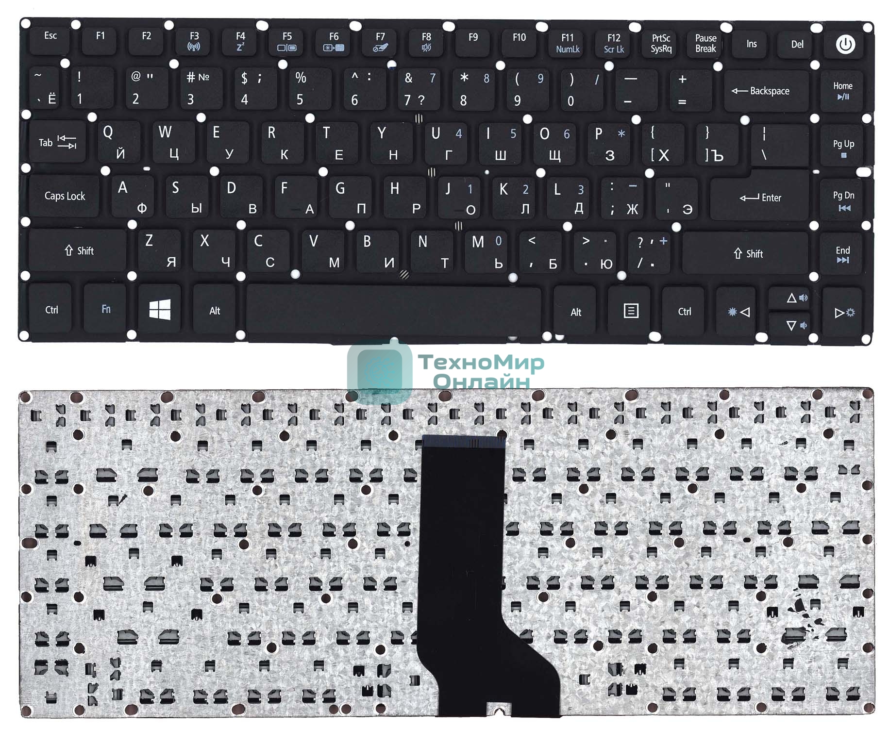 Клавиатура для ноутбука Acer Aspire A114-31 черная