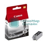 Картридж струйный Canon PGI-35Bk (1509B001) черный (9.30 мл, 200 стр.) для Canon PIXMA iP100, iP110