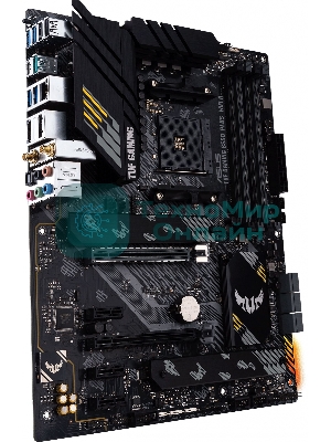 Материнская плата ASUS TUF GAMING B550-PLUS WIFI II, AM4, AMD B550, 4xDDR4, 6xSATA, 2xM.2, 1xPCI-E 3.0 x16, 1xPCI-E 4.0 x16, 3xPCI-E x1, 1xDP, 1xHDMI, 1x 2.5Gb LAN, 2xUSB-A 3.2 Gen 1, 1xUSB-A 3.2 Gen 2, 1xUSB-C 3.2 Gen 2, 3x3.5 мм, 7.1, ATX