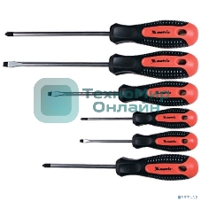 Отвертка MATRIX 13351проф. fusion crv 3компонентная рукоятка antislip 6шт.