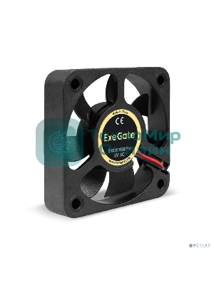 Вентилятор для корпуса ExeGate EX05010S2P-5 черный, 50 мм, 5500 об/мин, 27 дБ, 2 pin