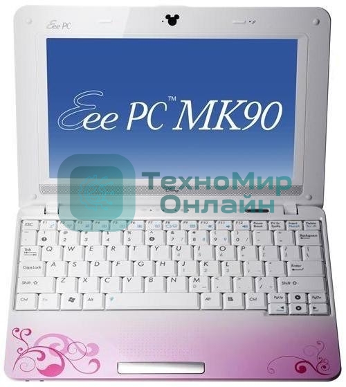 Клавиатура для ноутбука Asus Eee PC MK90H белая