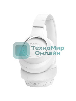 Беспроводные/проводные наушники JBL Tune 770NC белый, полноразмерные, Bluetooth + проводной, активное шумоподавление, до 70 ч