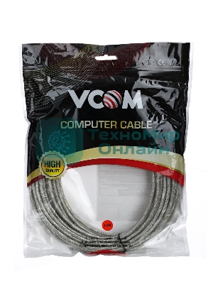 Кабель VCOM VUS7049-15M Кабель-адаптер USB2.0-repeater, удлинительный активный Am-->Af 15м