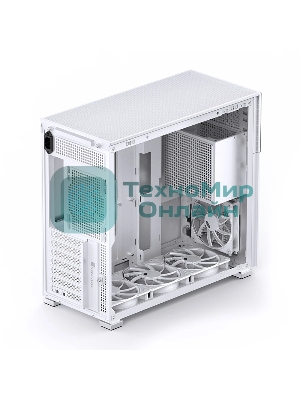 Компьютерный корпус без блока питания Case JONSBO D41 MESH, Midi-Tower, TG, no fan, 1xUSB-A 3.2 + 1xUSB-C 3.2, ATX, mATX белый