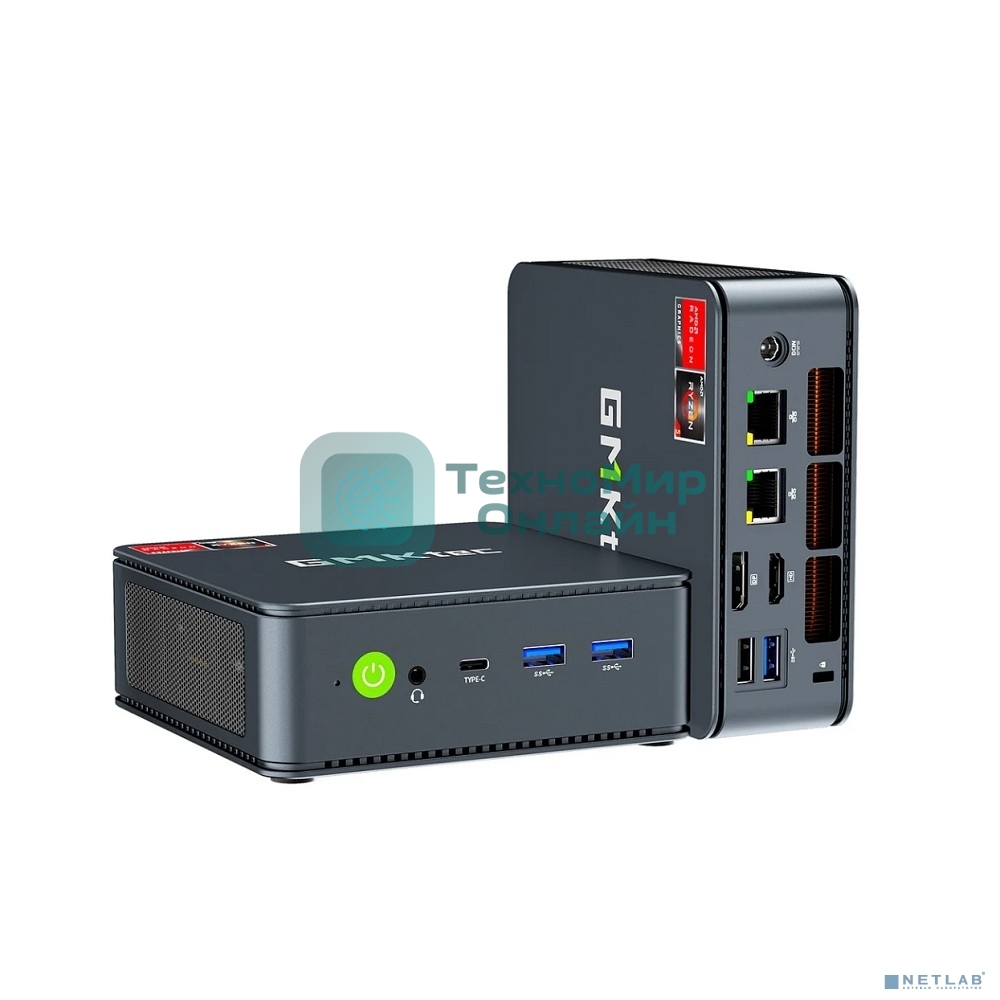 Мини ПК GMK Technology NucBox M6Ultra/7640HS/16+512GB (AMD Ryzen 5 7640HS) 16GB+512GB, Win 11 Pro