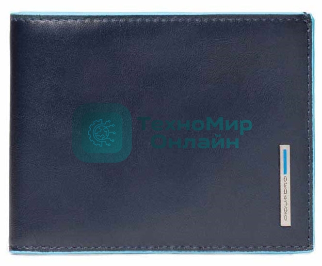 Кошелек мужской Piquadro Blue Square PU1241B2R/BLU2 синий натур.кожа
