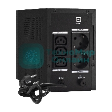 Источник бесперебойного питания ExeGate SpecialPro UNB-1200.LED.AVR.2SH.3C13.USB 1200VA/750W, LED, AVR, 2*Schuko+3*C13, USB,съемн.кабель, металлический корпус, черный