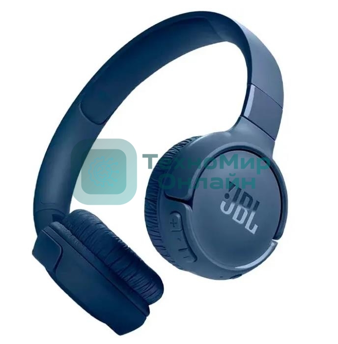 Беспроводные наушники JBL Tune 520BT синий, накладные, Bluetooth, быстрая зарядка