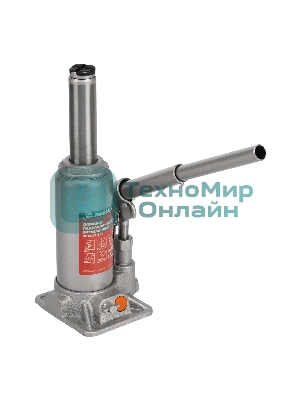 Домкрат гидравлический бутылочный Matrix, 3 т, h подъема 178–343 мм