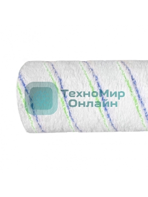 Валик Сибртех Водные краски, 180 мм, ворс 12мм, D - 48 мм, D ручки - 6 мм, полиэстер