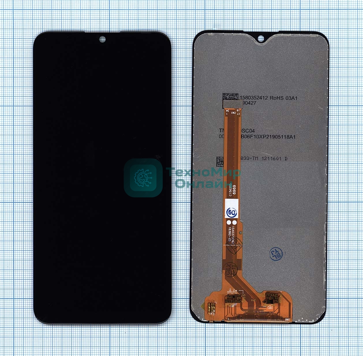 Дисплей для Vivo Y93 Lite черный