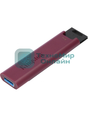 Флешка USB Kingston DataTraveler Max (DTMAXA/1TB), 1Tb, USB 3.2 Gen 2, R/W 1000/900, бордовый