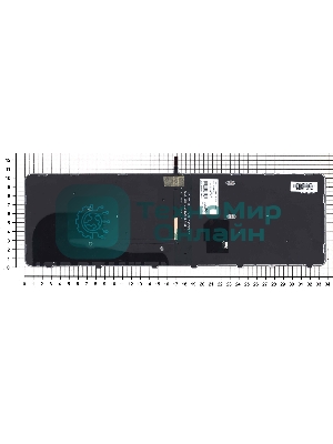 Клавиатура для ноутбука HP Elitebook 850 G3 850 G4 черная с серой рамкой и подсветкой