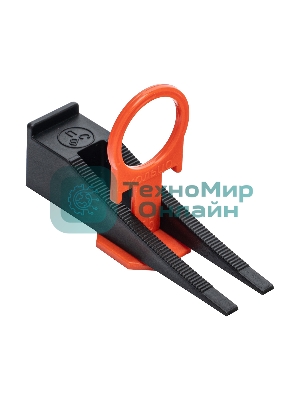 Комплект зажим и клин для системы выравнивания плитки СВП Сибртех Кольцо, 40/40 шт. в пакете