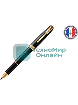 Ручка роллер Parker Sonnet Core T530 (CW1931496) LaqBlack GT F черн. черн. подар.кор.