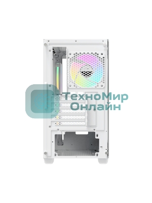 Компьютерный корпус Case Ocypus Gaммa C52 WH ARGB mATX/win/white/3 ARGB fans/no PSU/Tempered Glass
