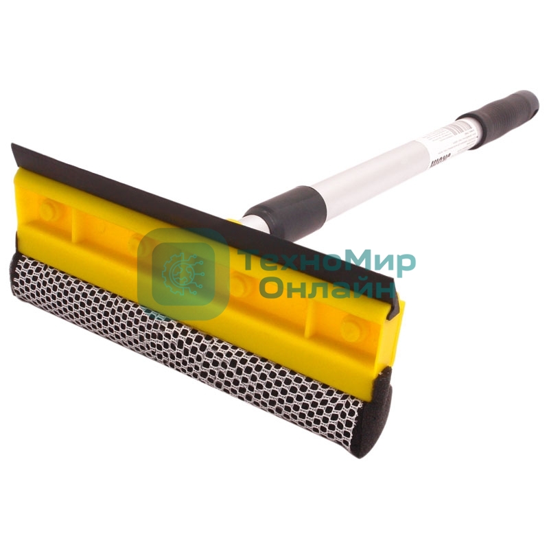 Стекломой Рыжий кот WS-06 (с телеск. алюм.ручкой), размер щетки:20см, длина:45-78см