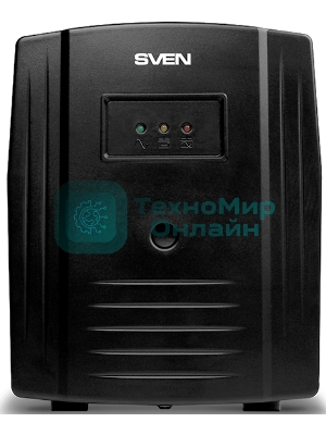 Источник бесперебойного питания SVEN Pro 1000 1000VA/720W USB, RJ-45 (3 EURO) 