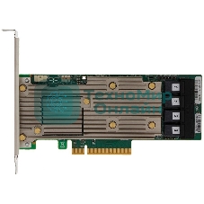 Контроллер MegaRAID 9460-16I SGL (05-50011-00), PCIe 3.1 x8 LP, SAS/SATA/NVMe, RAID 0,1,5,6,10,50,60, 16port(4 * int SFF8643), 4Gb Cache, 3516ROC