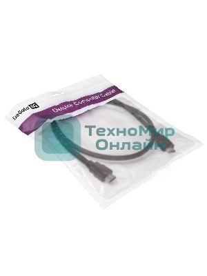 Кабель HDMI Exegate EX287729RUS EX-CC-HDMI2-1.0 (19M/19M, v2.0, 1м, 4K UHD, Ethernet, позолоченные контакты)