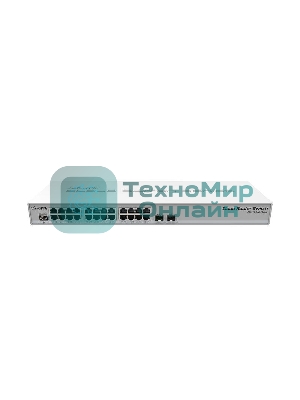 Маршрутизатор 24PORT 1000M CRS326-24G-2S+RM MIKROTIK