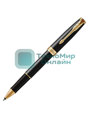 Ручка роллер Parker Sonnet Core T530 (CW1931496) LaqBlack GT F черн. черн. подар.кор.