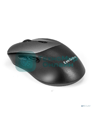Мышь беспроводная ExeGate Professional Standard BT-070 черный, 1600 dpi, радиоканал, Bluetooth, USB, кнопки - 6